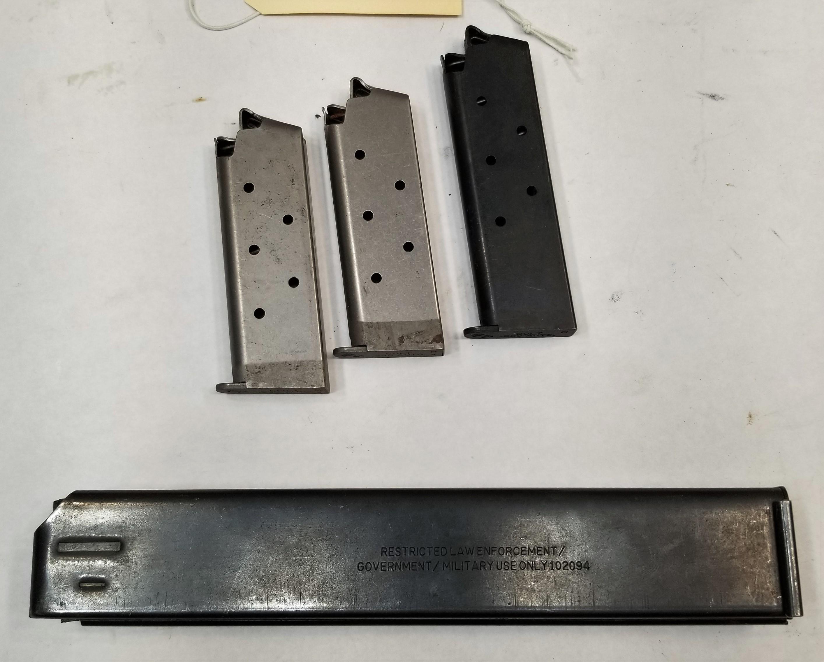 (3) Colt .380 Pistol Mags And More