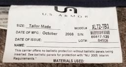 (2) US Armour Ballistic Vests