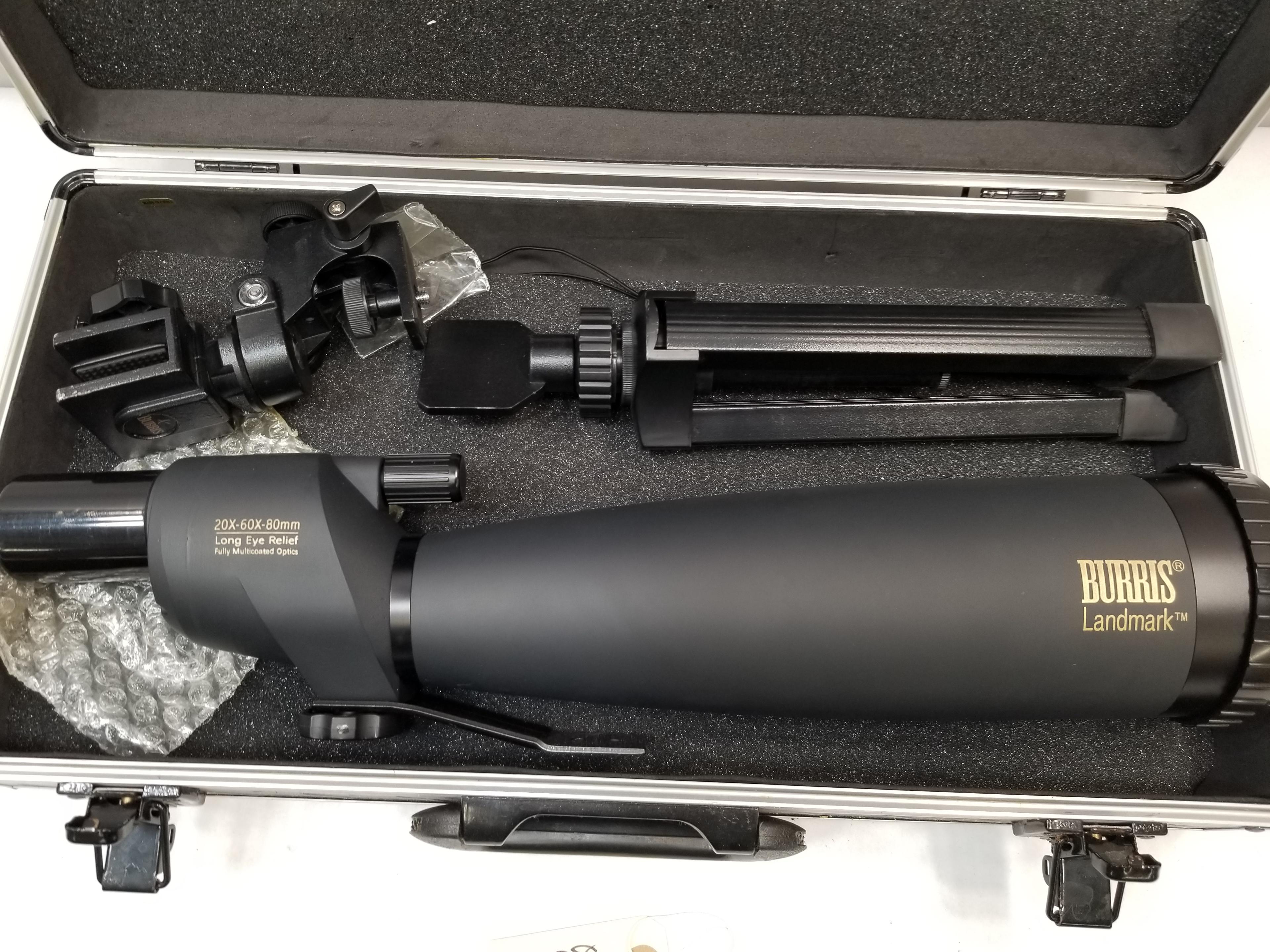 Burris Landmark 20x-60x-80mm Spotting Scope