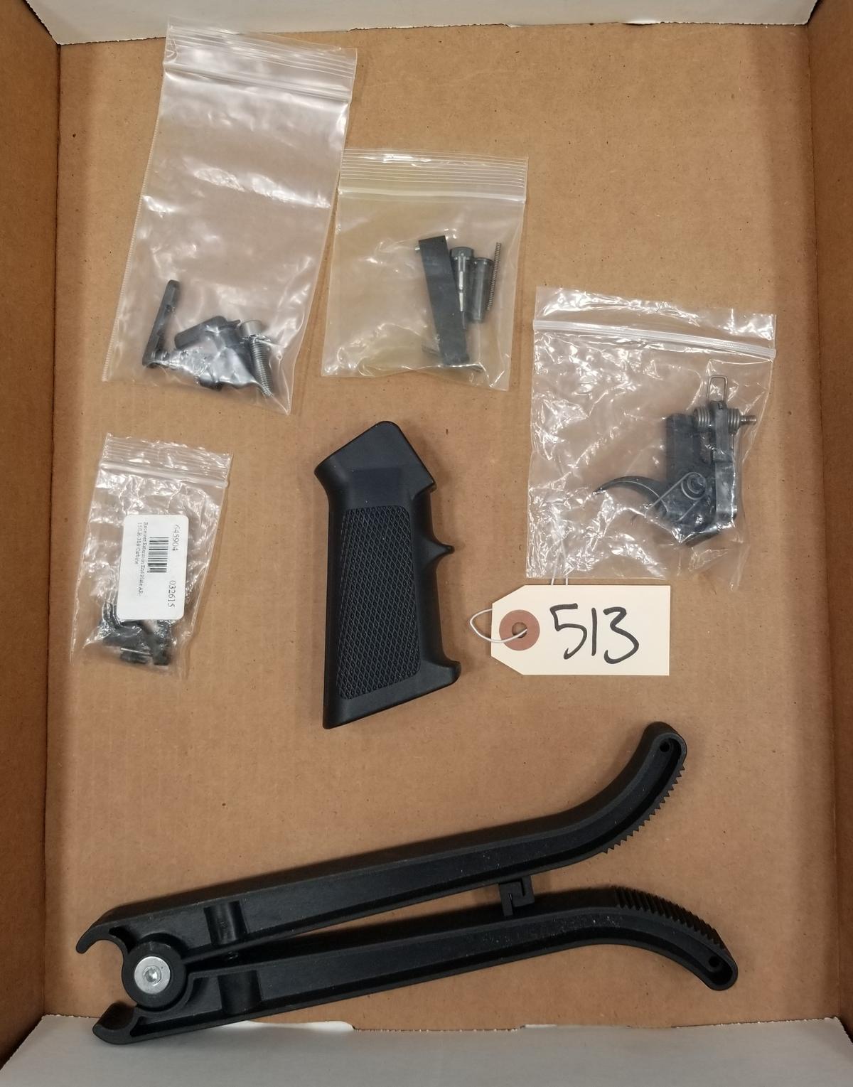 Used AR-15 Lower Parts Kit & Bi-Pod