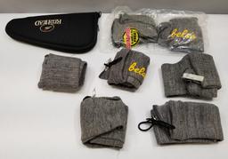 (7) Used Assorted Gun Socks & Pistol Case
