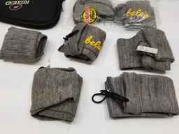 (7) Used Assorted Gun Socks & Pistol Case