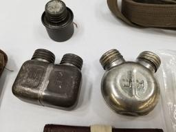 Assorted Soviet Ammo Pouches, Oilers & More