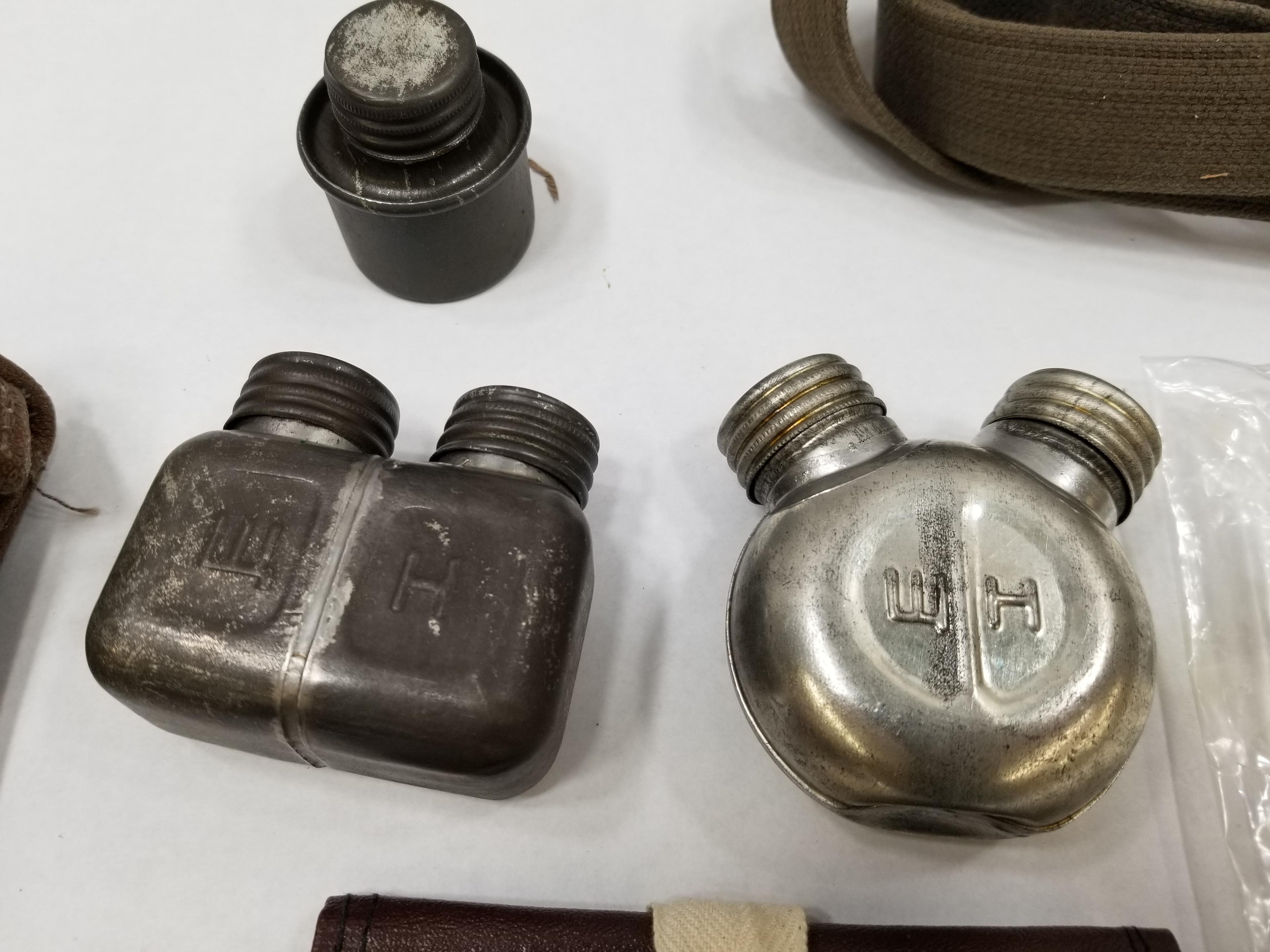 Assorted Soviet Ammo Pouches, Oilers & More