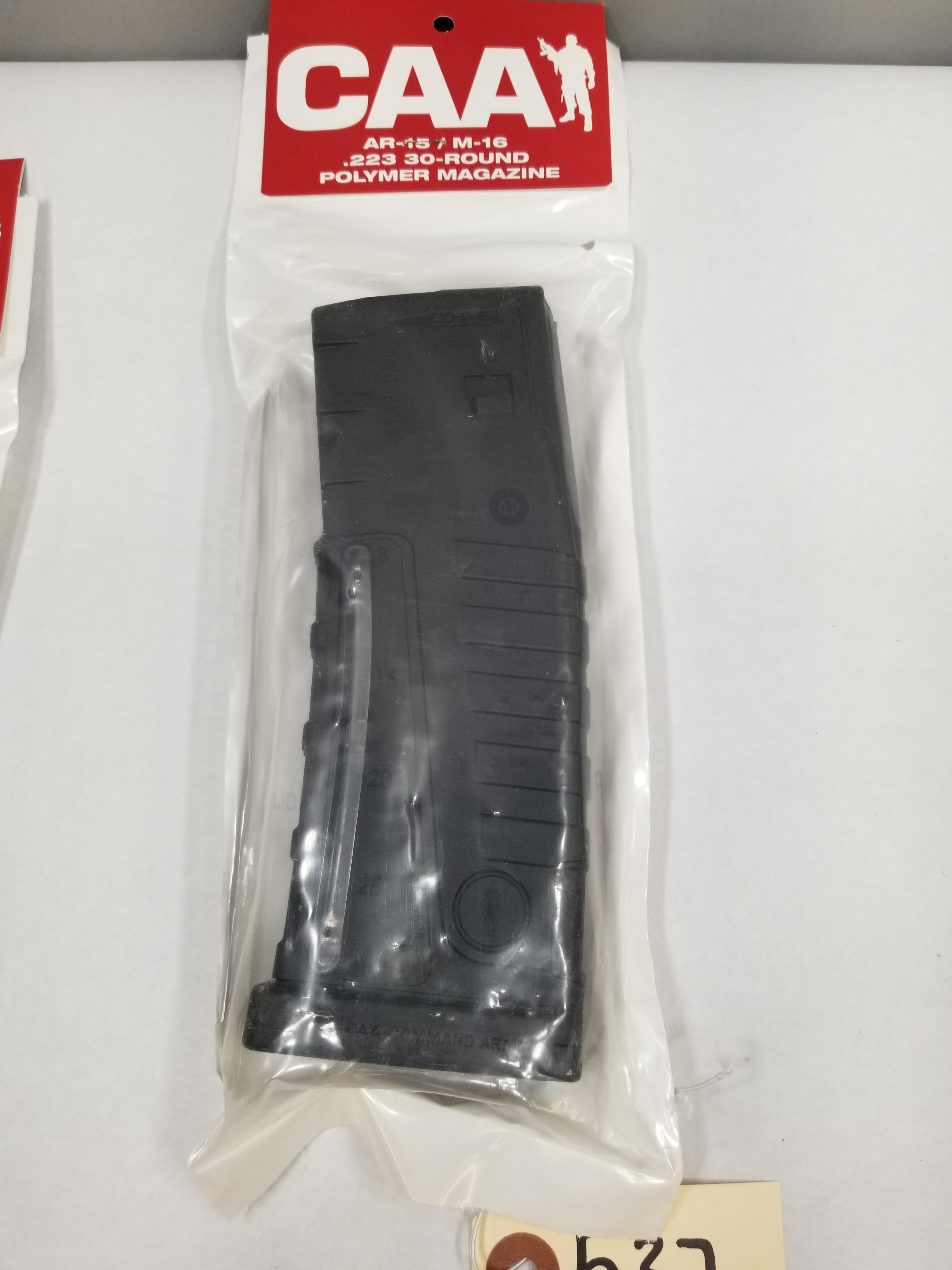 (5) New CAA AR-15/M16 .223 30rd Magazines