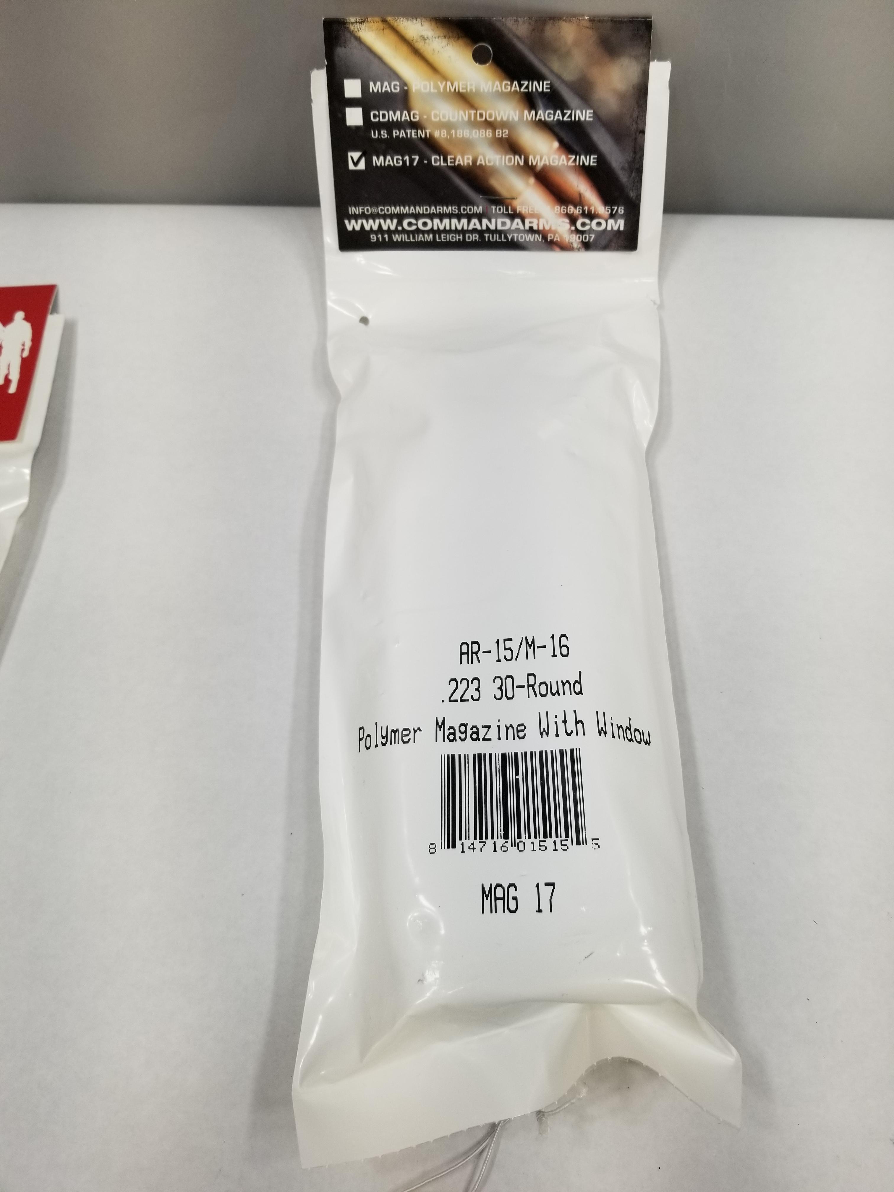 (5) New CAA AR-15/M16 .223 30rd Magazines