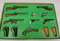 Vintage Deluxe Edition Famous Firearms Cap Gun Set