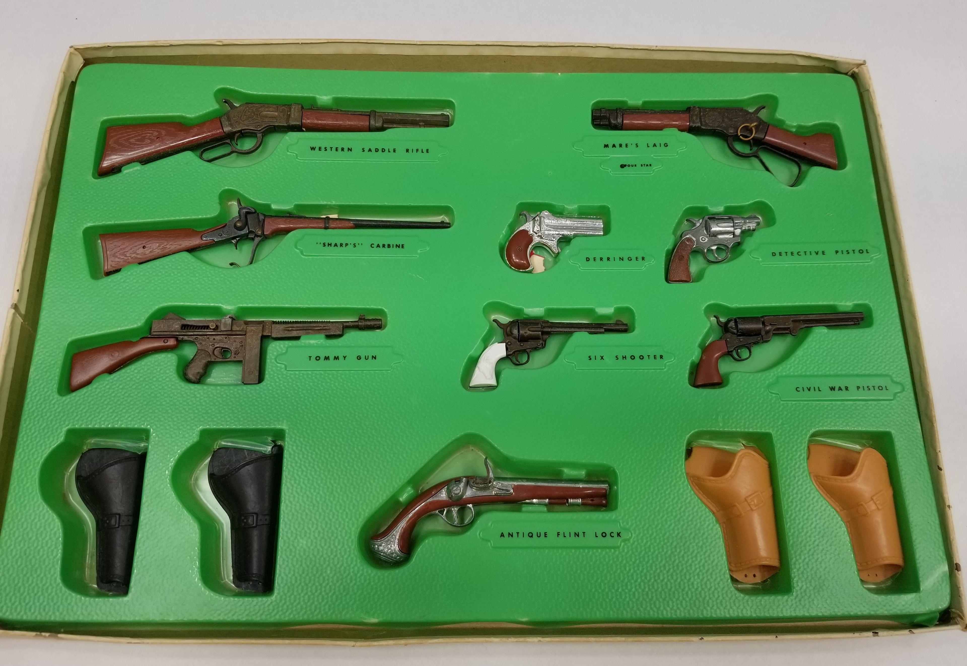 Vintage Deluxe Edition Famous Firearms Cap Gun Set