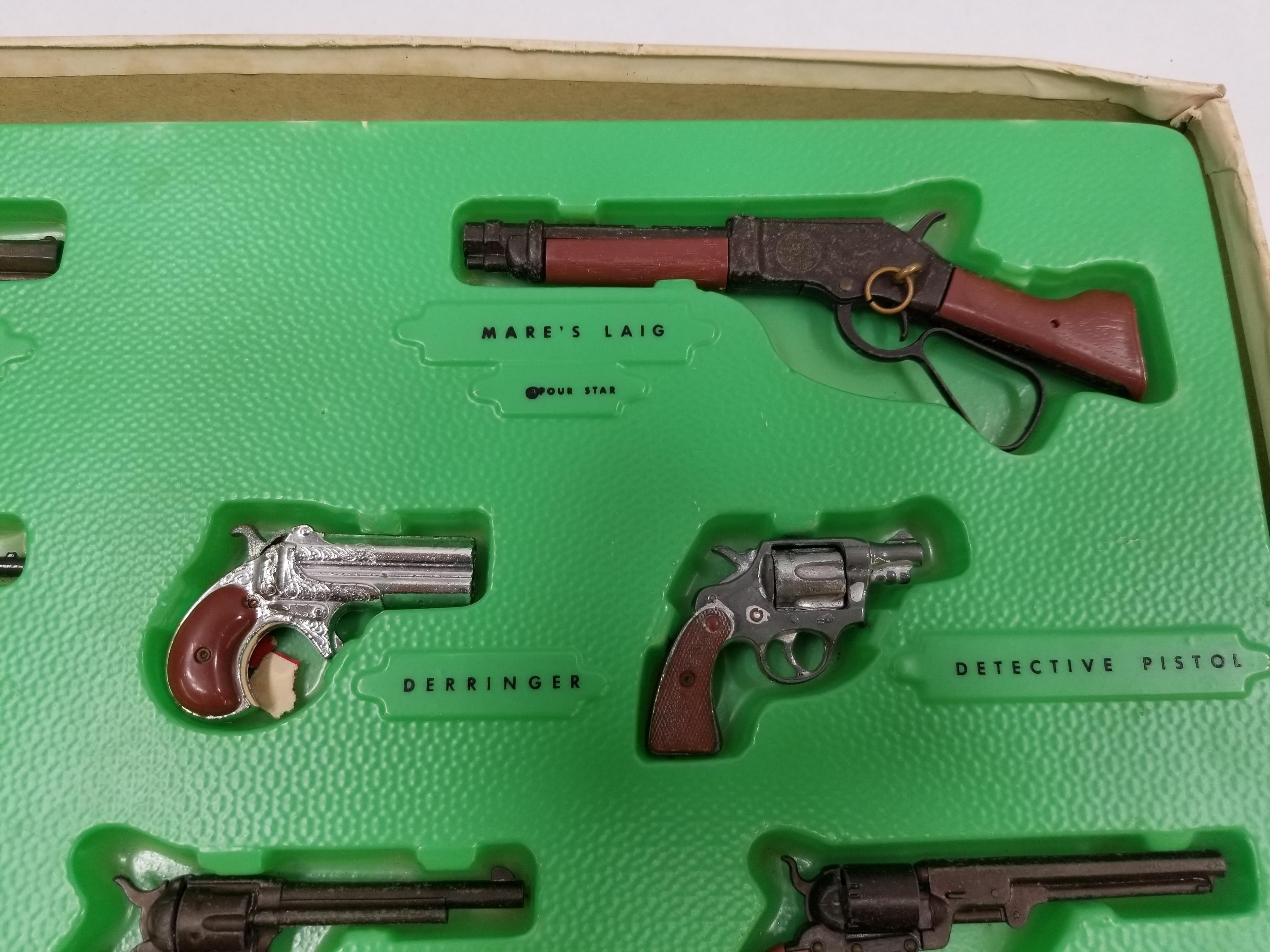 Vintage Deluxe Edition Famous Firearms Cap Gun Set