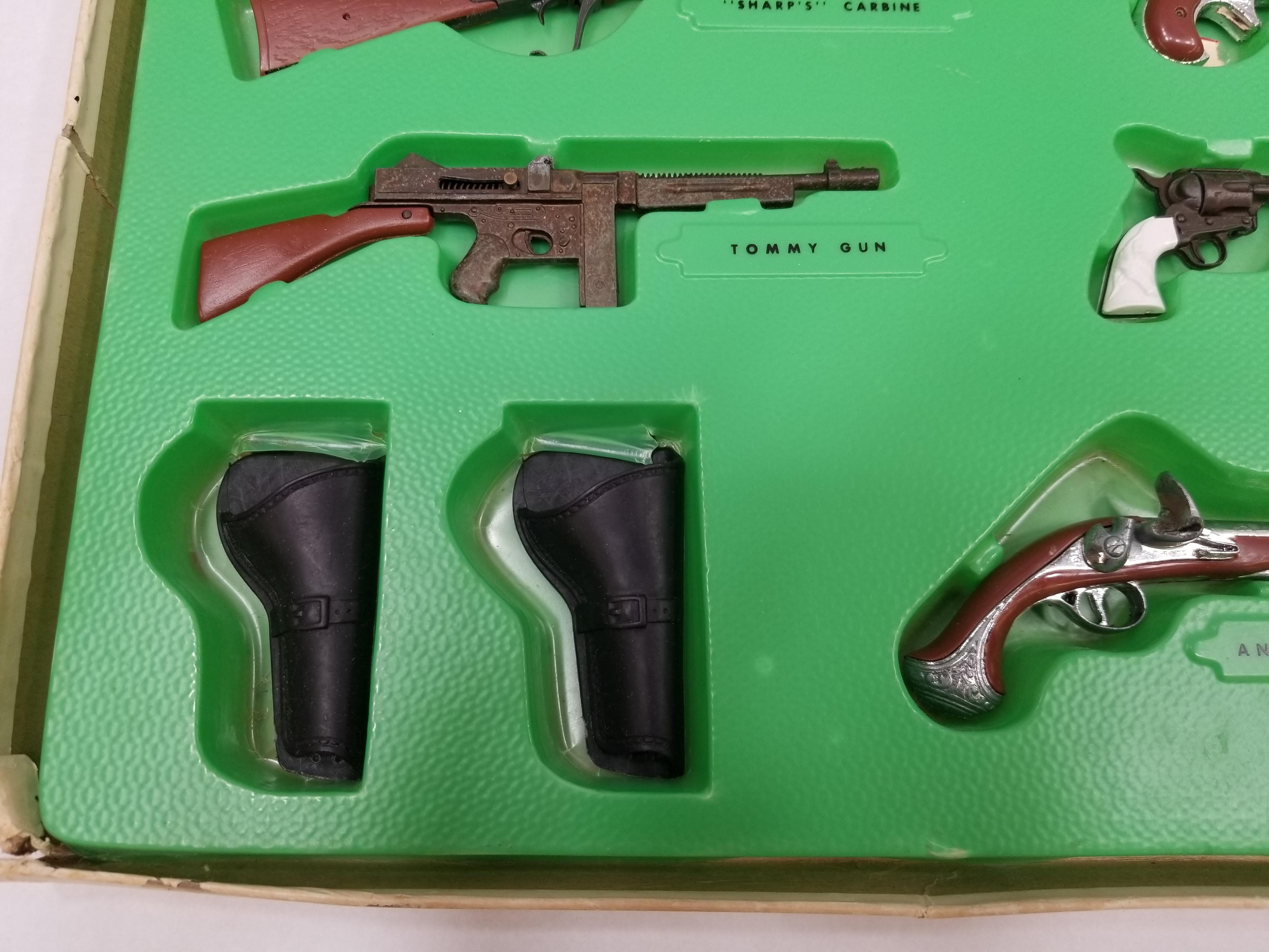 Vintage Deluxe Edition Famous Firearms Cap Gun Set