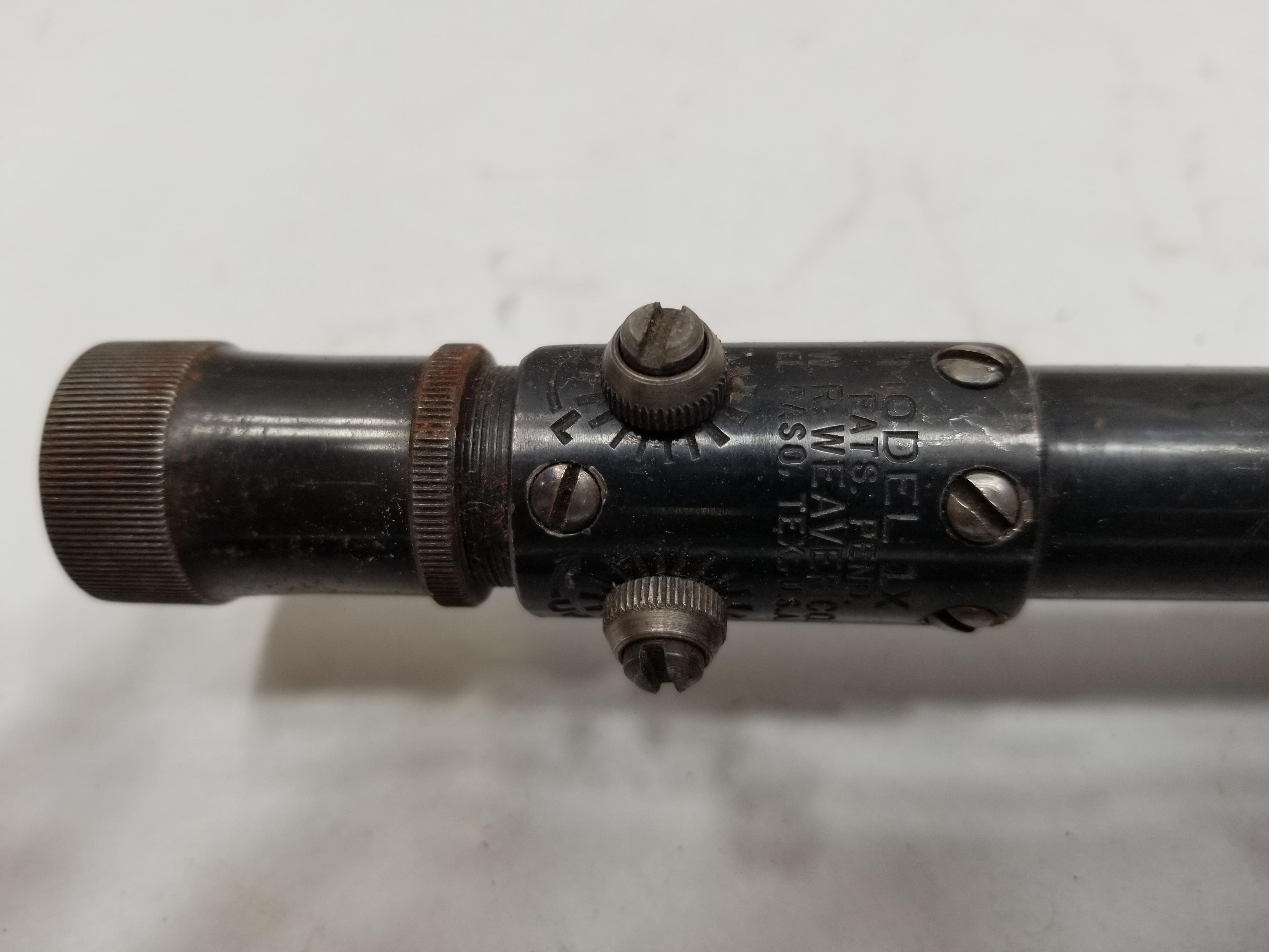 (2) Vintage Weaver Rifle Scopes