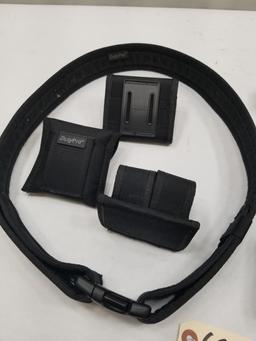 (6) Assorted Nylon Accessory Pouches And Belt