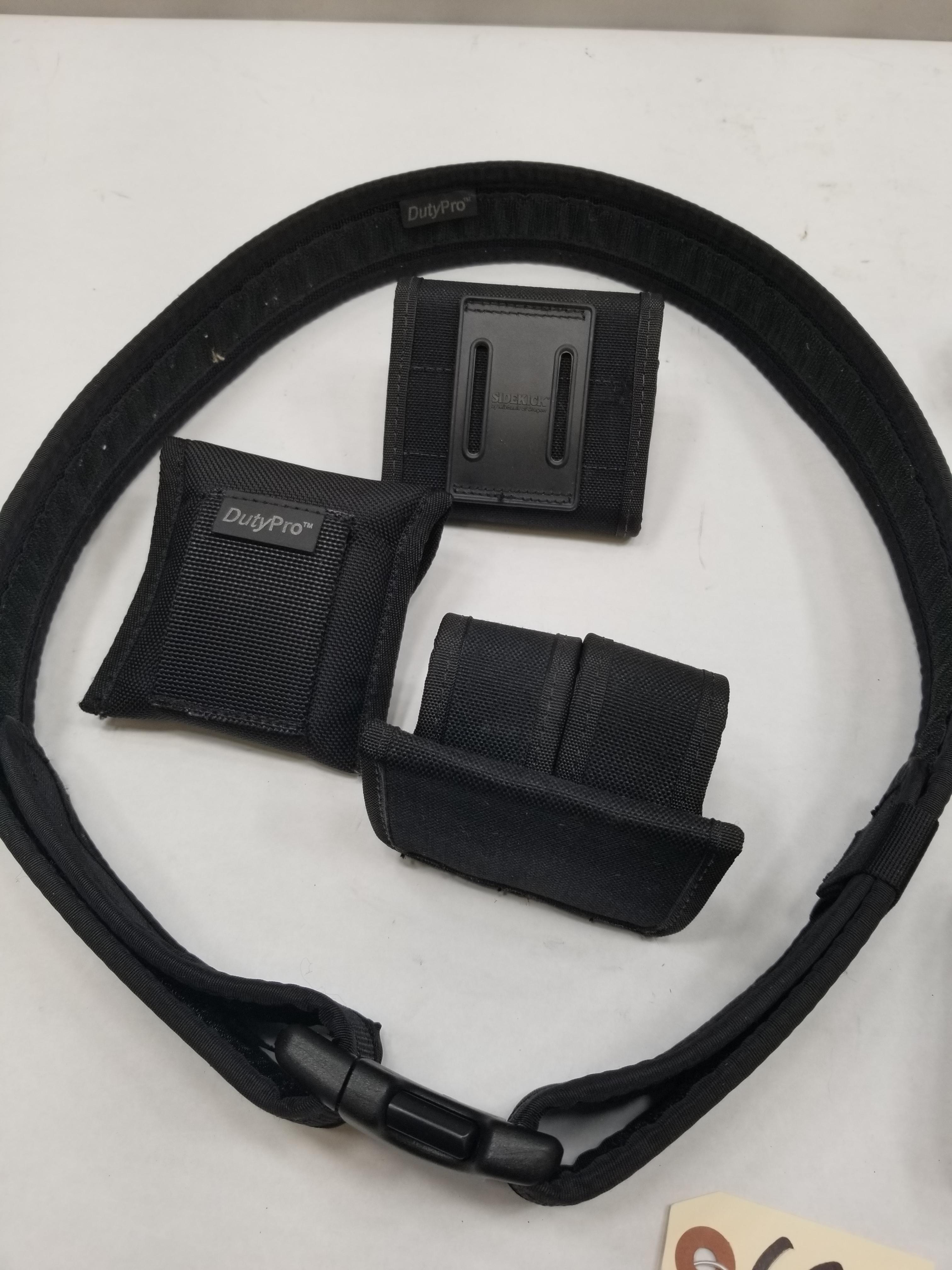 (6) Assorted Nylon Accessory Pouches And Belt