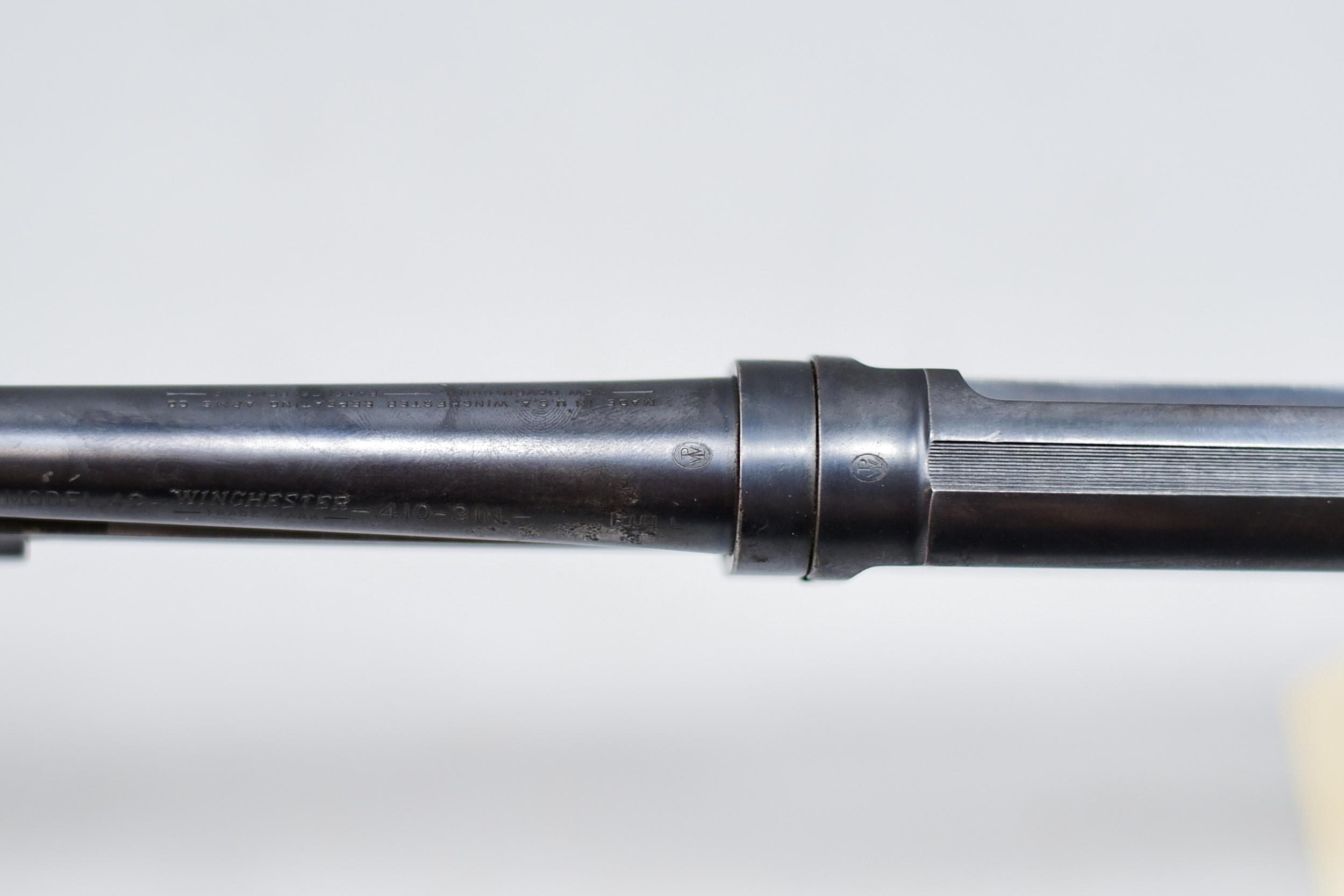 (CR) Rare Serial #46 Winchester Model 42 410 Gauge