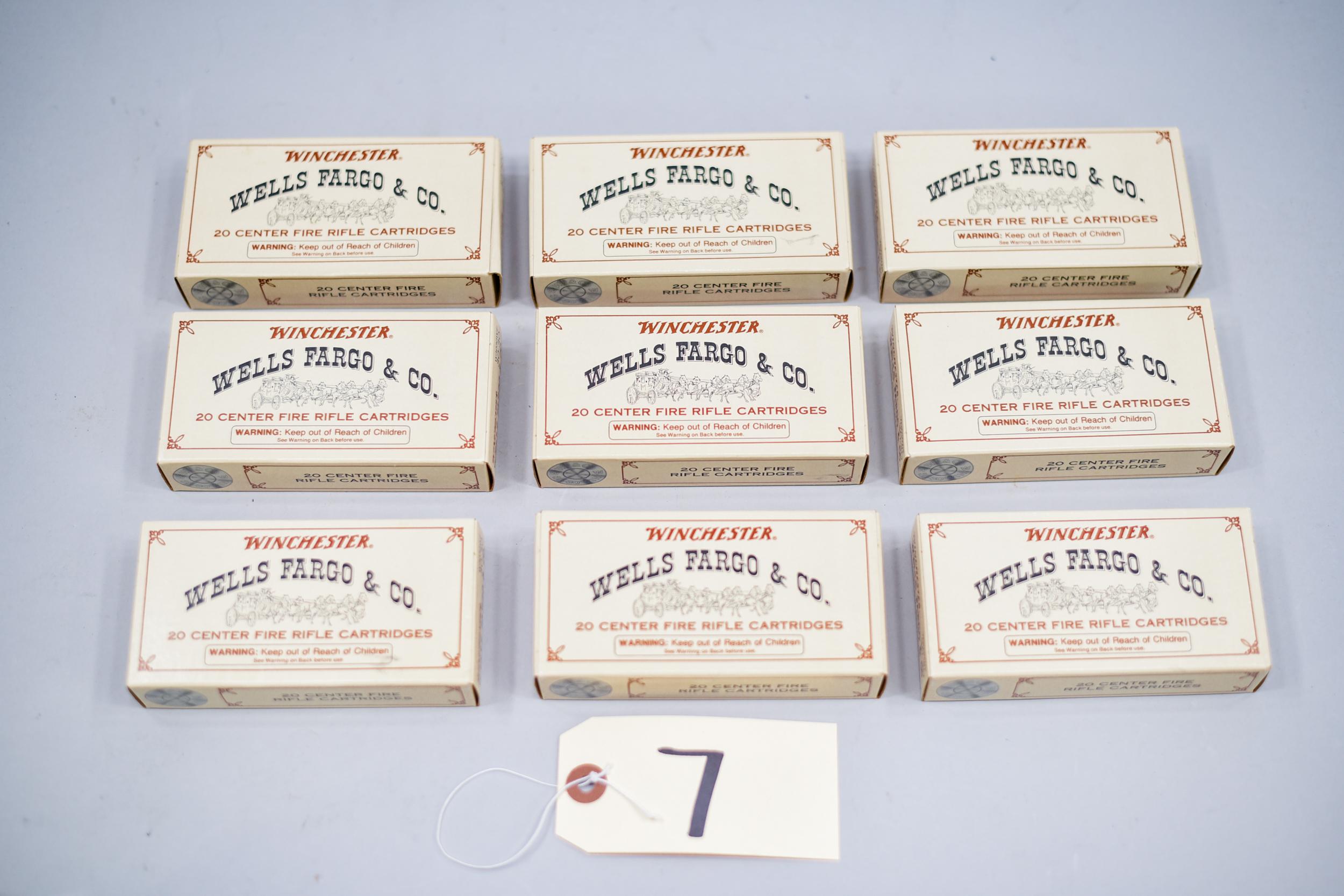 180rds Winchester Wells Fargo Commemorative 30-30