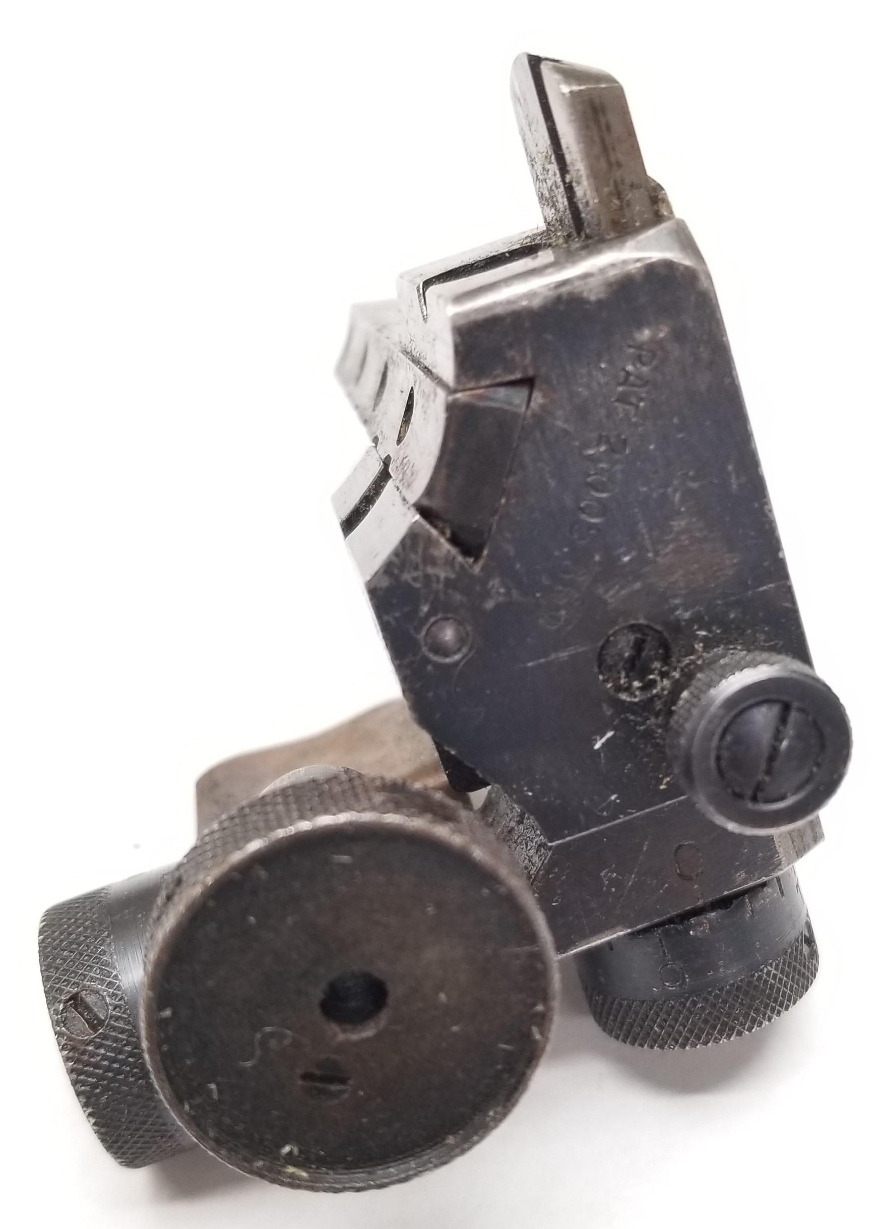 Vintage Match Target Rifle Receiver Peep Sight