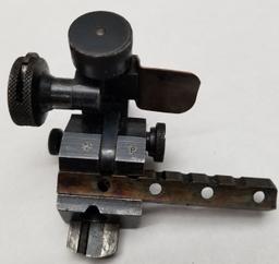 Vintage Match Target Rifle Receiver Peep Sight