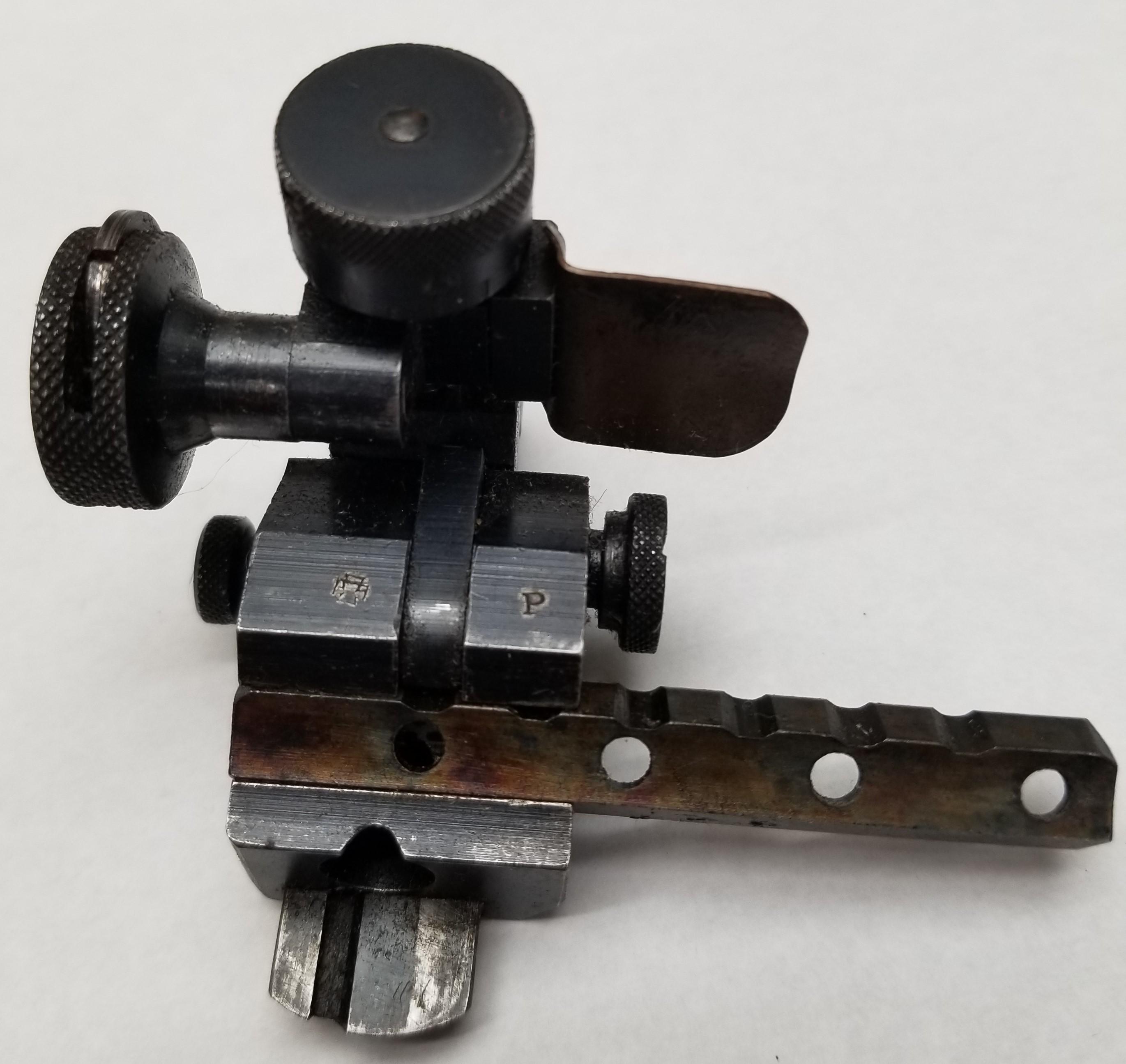 Vintage Match Target Rifle Receiver Peep Sight