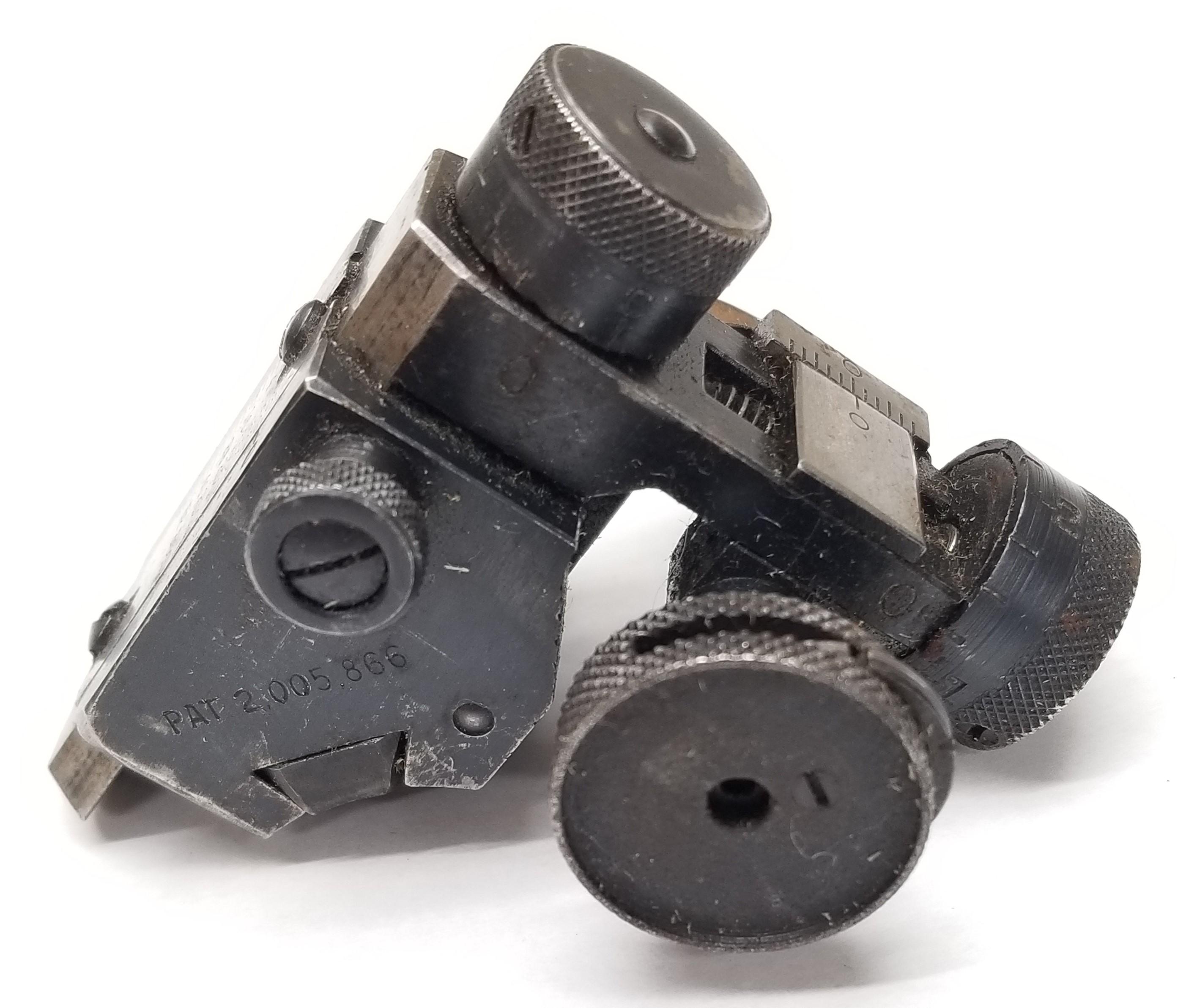 Vintage Match Target Rifle Receiver Peep Sight