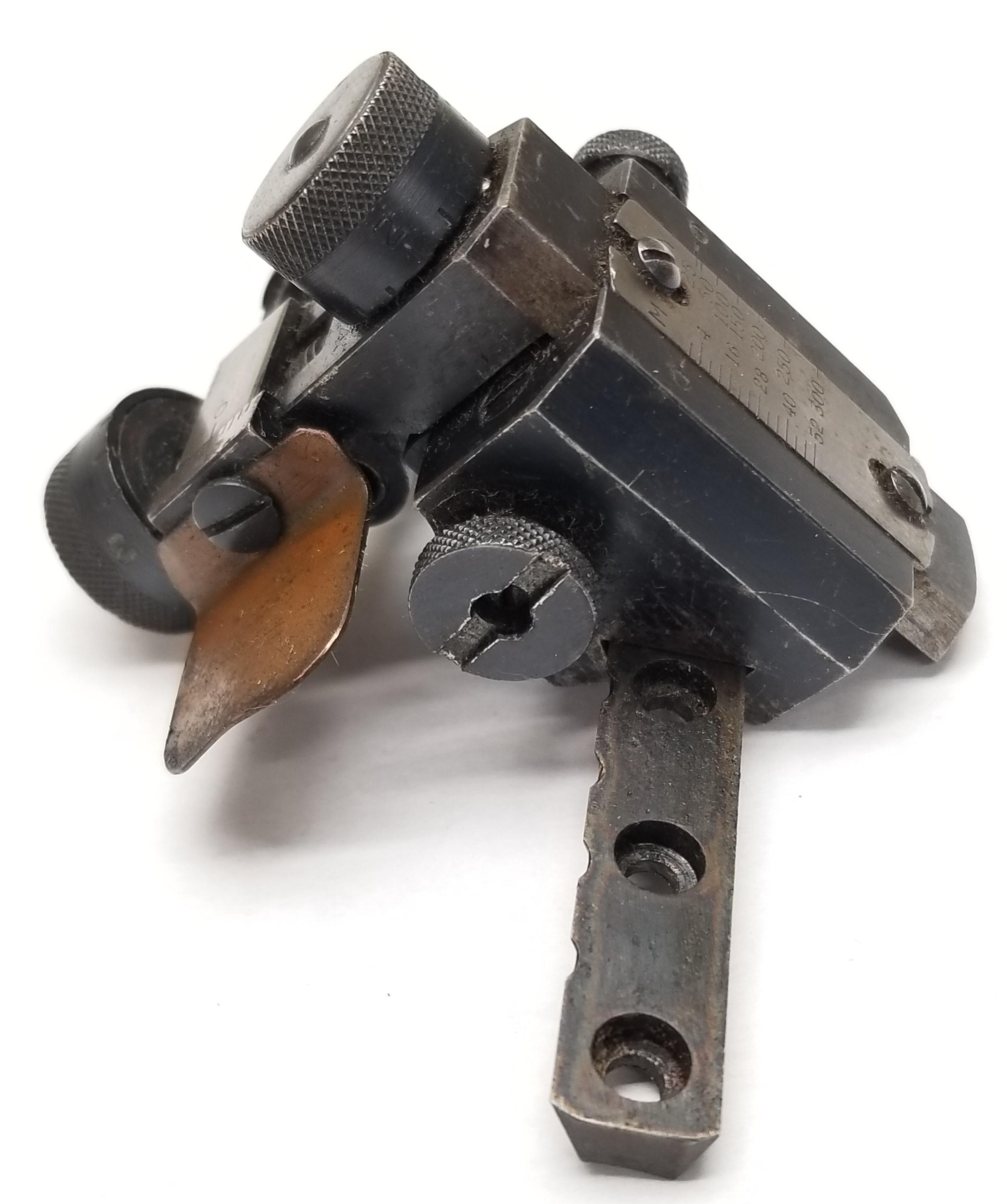 Vintage Match Target Rifle Receiver Peep Sight