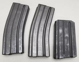 (3) Colt Factory AR-15 Steel Rifle Mags