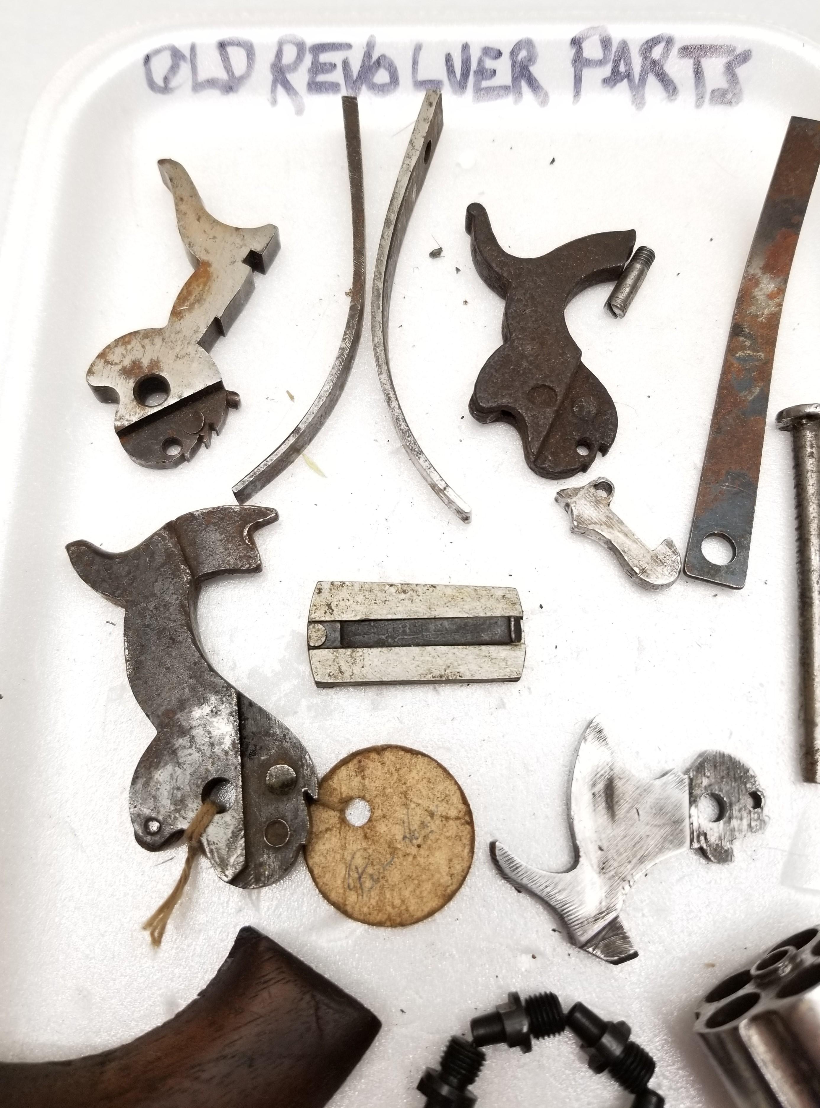 Assorted Vintage Revolver Parts
