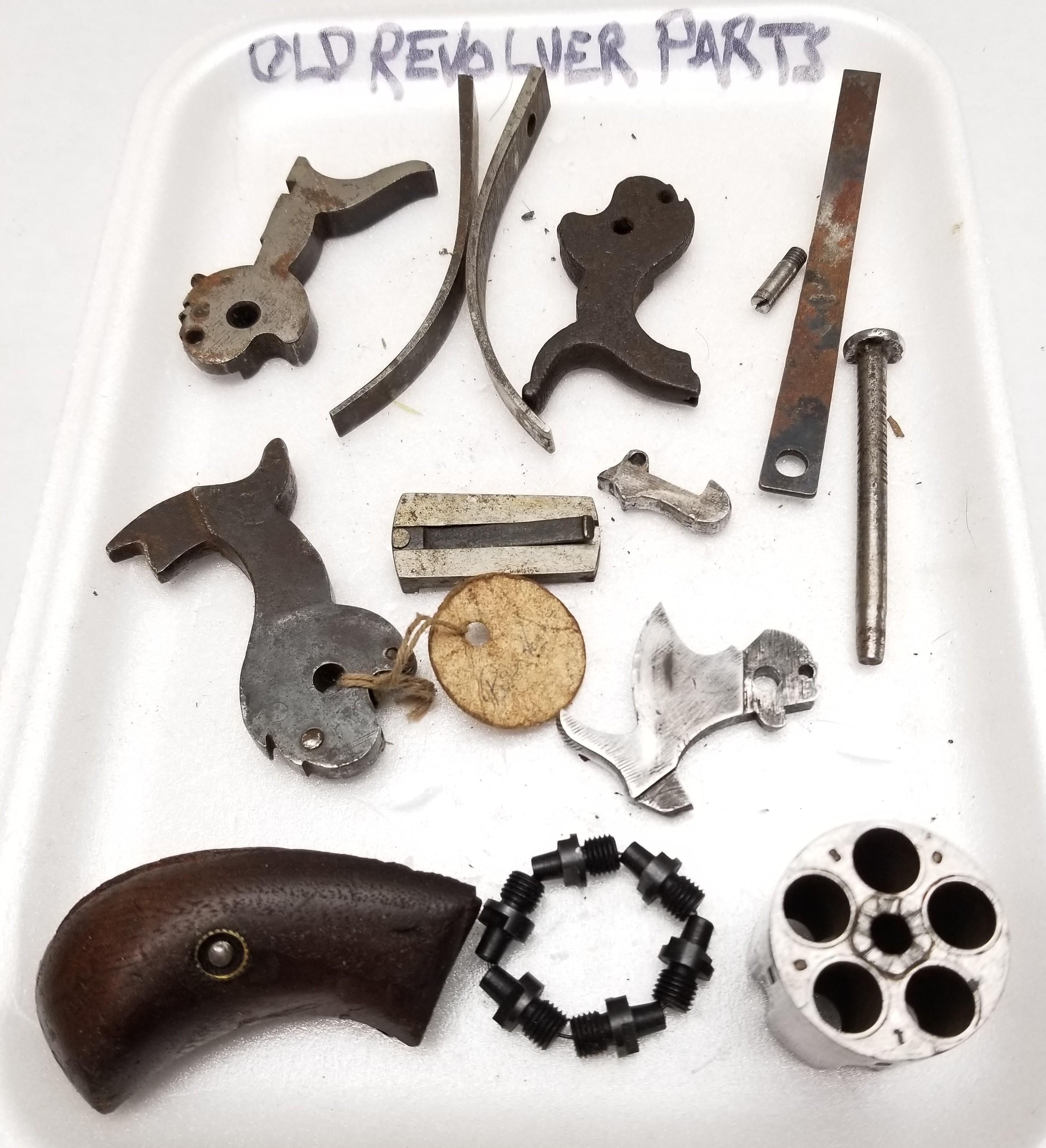 Assorted Vintage Revolver Parts