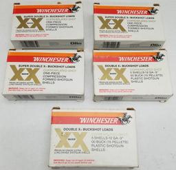 25rds Winchester Double-X Copperplate 00 Buckshot