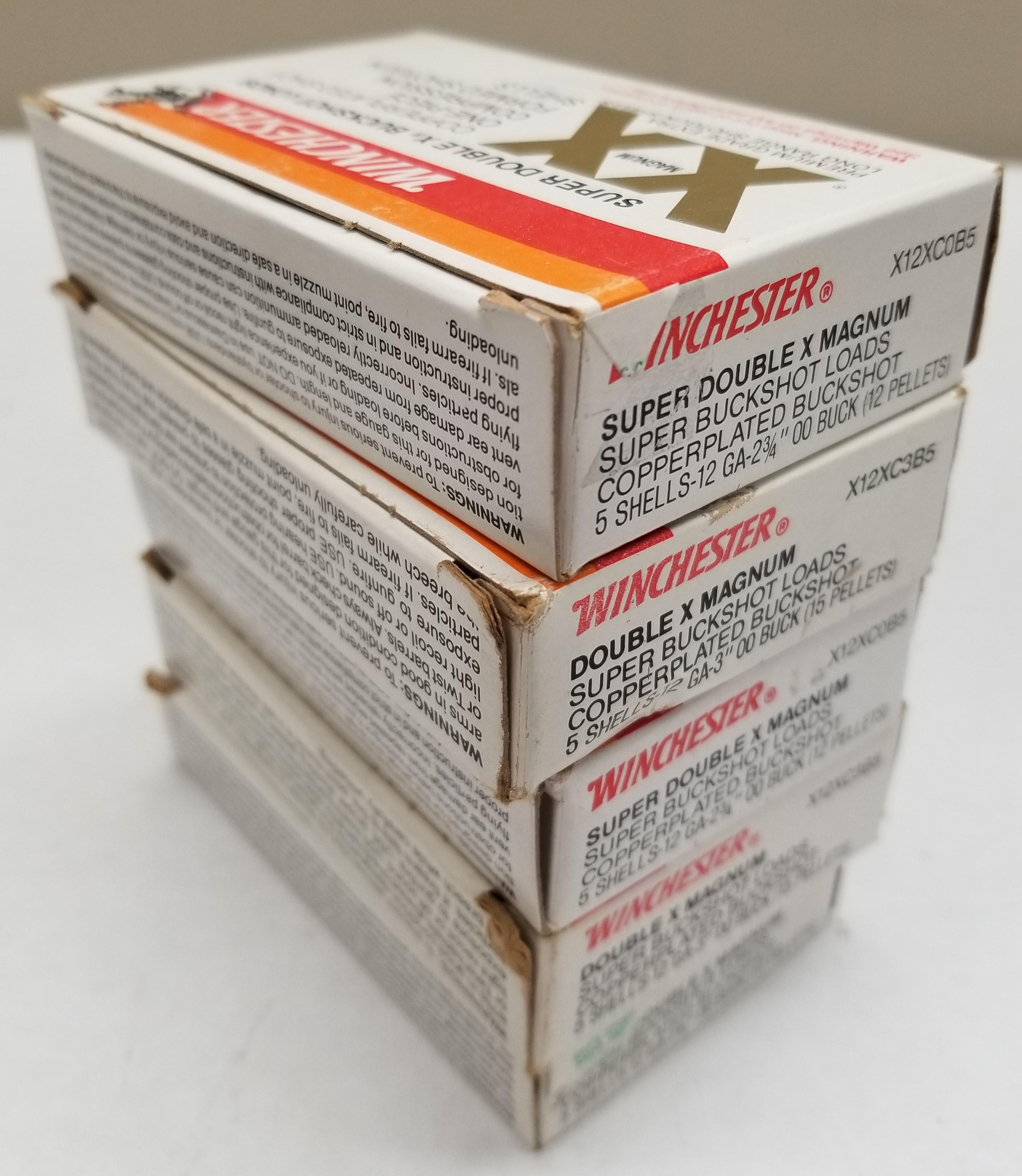 25rds Winchester Double-X Copperplate 00 Buckshot