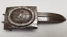 WW2 German Officer Belt Buckle With Knife Blade