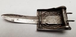 WW2 German Officer Belt Buckle With Knife Blade