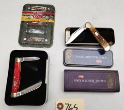 (2) Case XX Cutlery Collectible Folding Knives