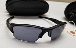 (2) Pairs Of Used Oakley Flak Jacket Sunglasses