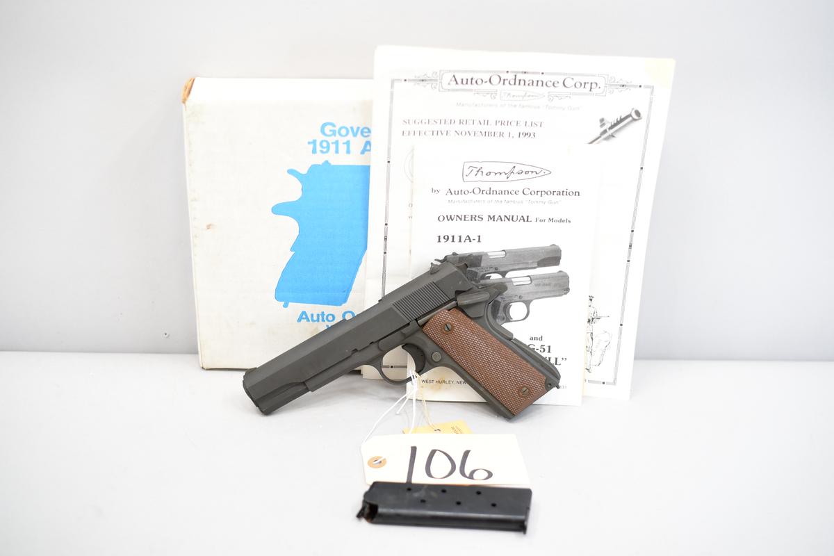 (R) Auto Ordnance Gov't Model 1911 .45Acp Pistol
