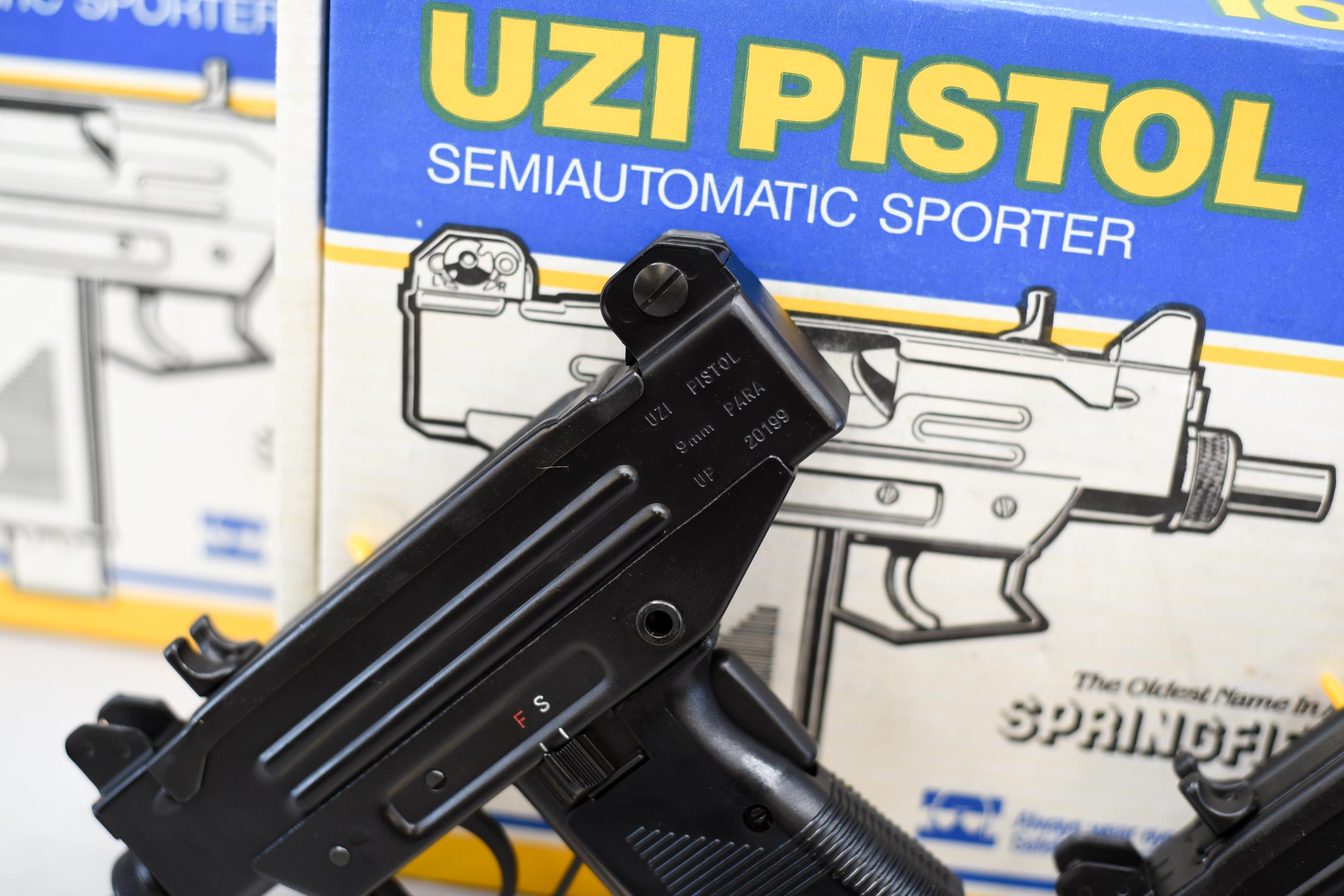 (R) Consecutive Springfield IMI 9mm Uzi Pistols