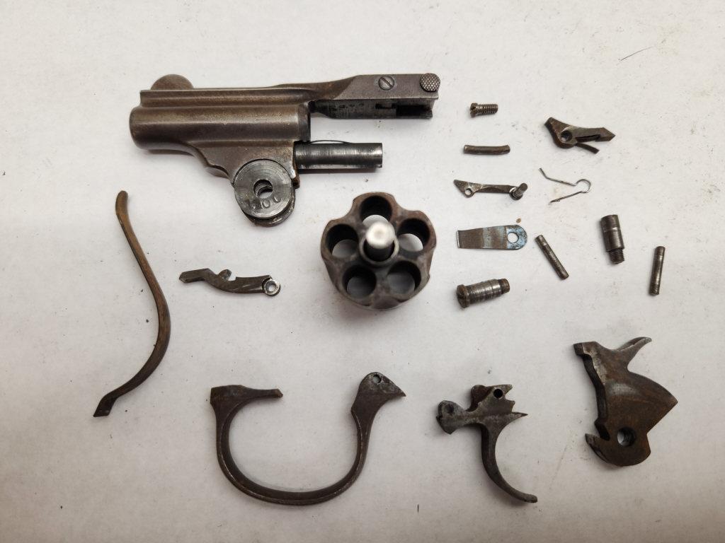 IVER JOHNSON .32 CAL TOP BREAK REVOLVER PARTS