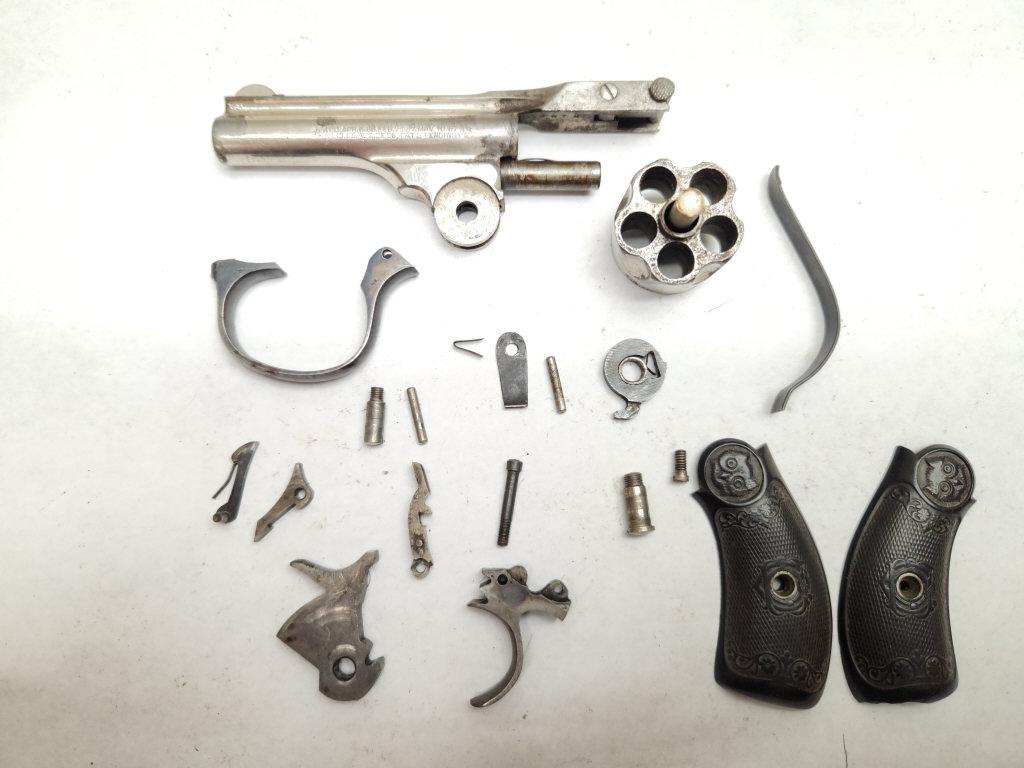 IVER JOHNSON .32 CAL TOP BREAK REVOLVER PARTS
