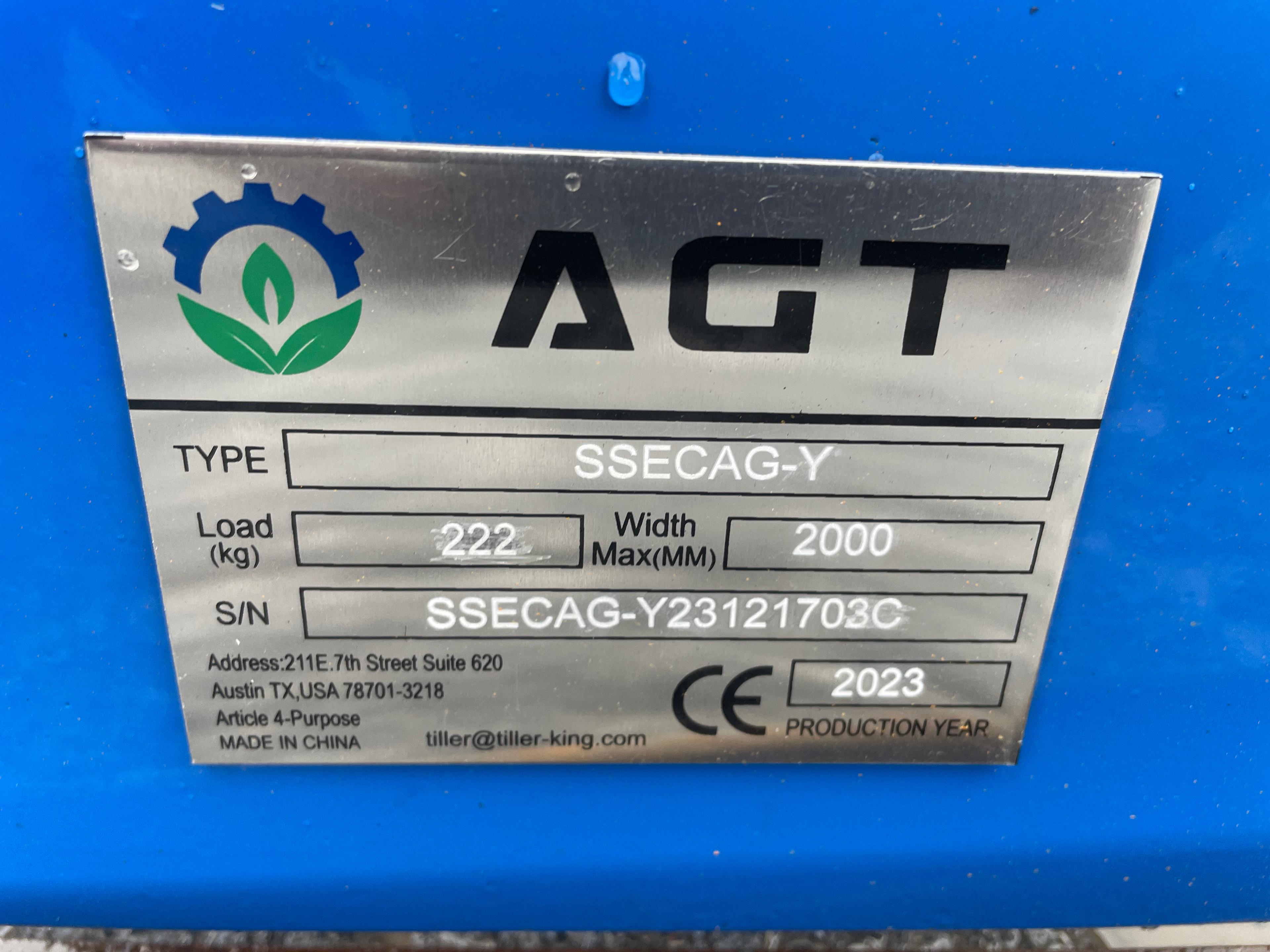 New AGT ECAG Quick Attach Auger W/ Bits