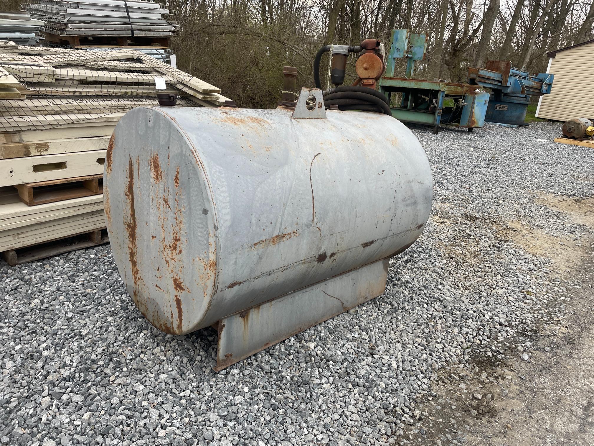 Used 300 Gallon Diesel Fuel Tank W/ Pump