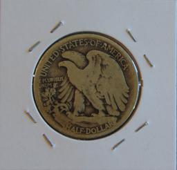 1916-D Walking Liberty Half Dollar (obverse mint