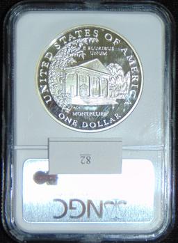 1999 Dolley Madison Silver Dollar NGC PF69