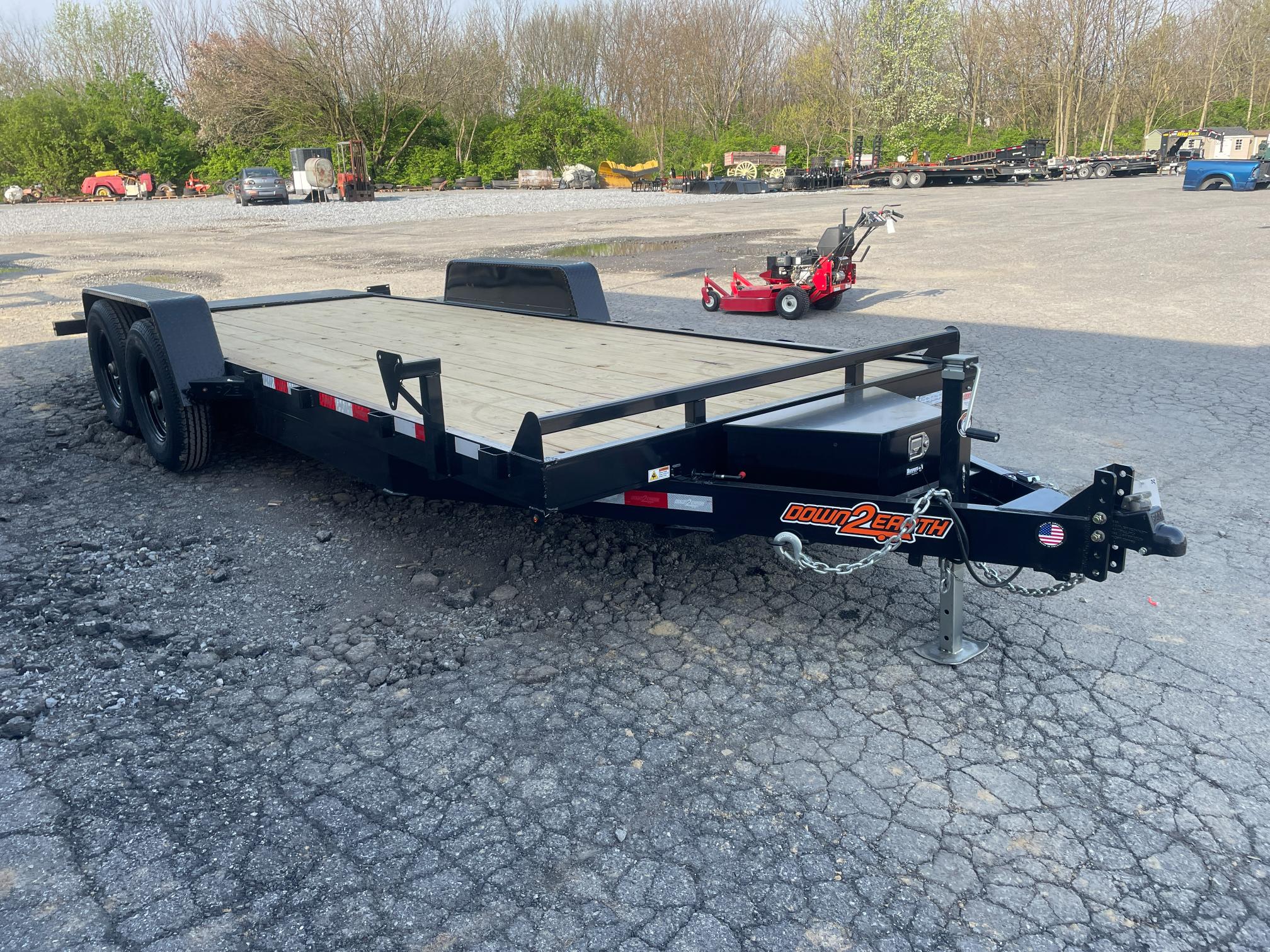 New 2024 20' Hydraulic Tilt Equipment/Car Trailer