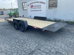 New 2024 20' Hydraulic Tilt Equipment/Car Trailer