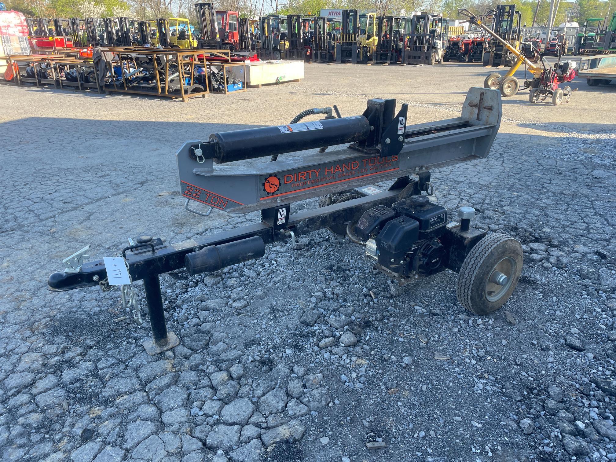 Used Dirty Hand 22 Ton Towable Log Splitter