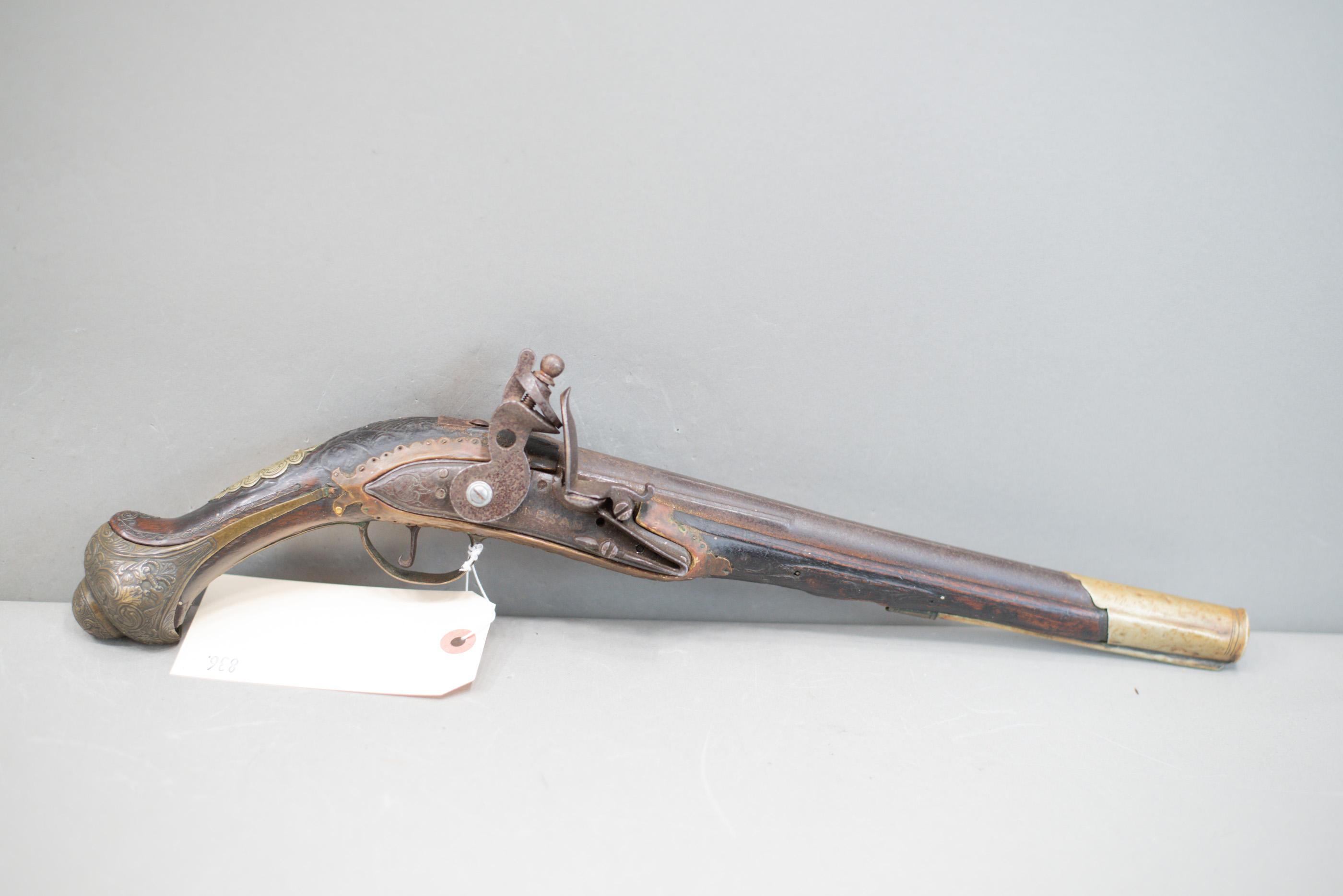 Antique Bresan .67Cal Flintlock Pistol