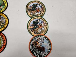 (22Pcs.) NED SMITH & PA GAME NEWS PATCHES