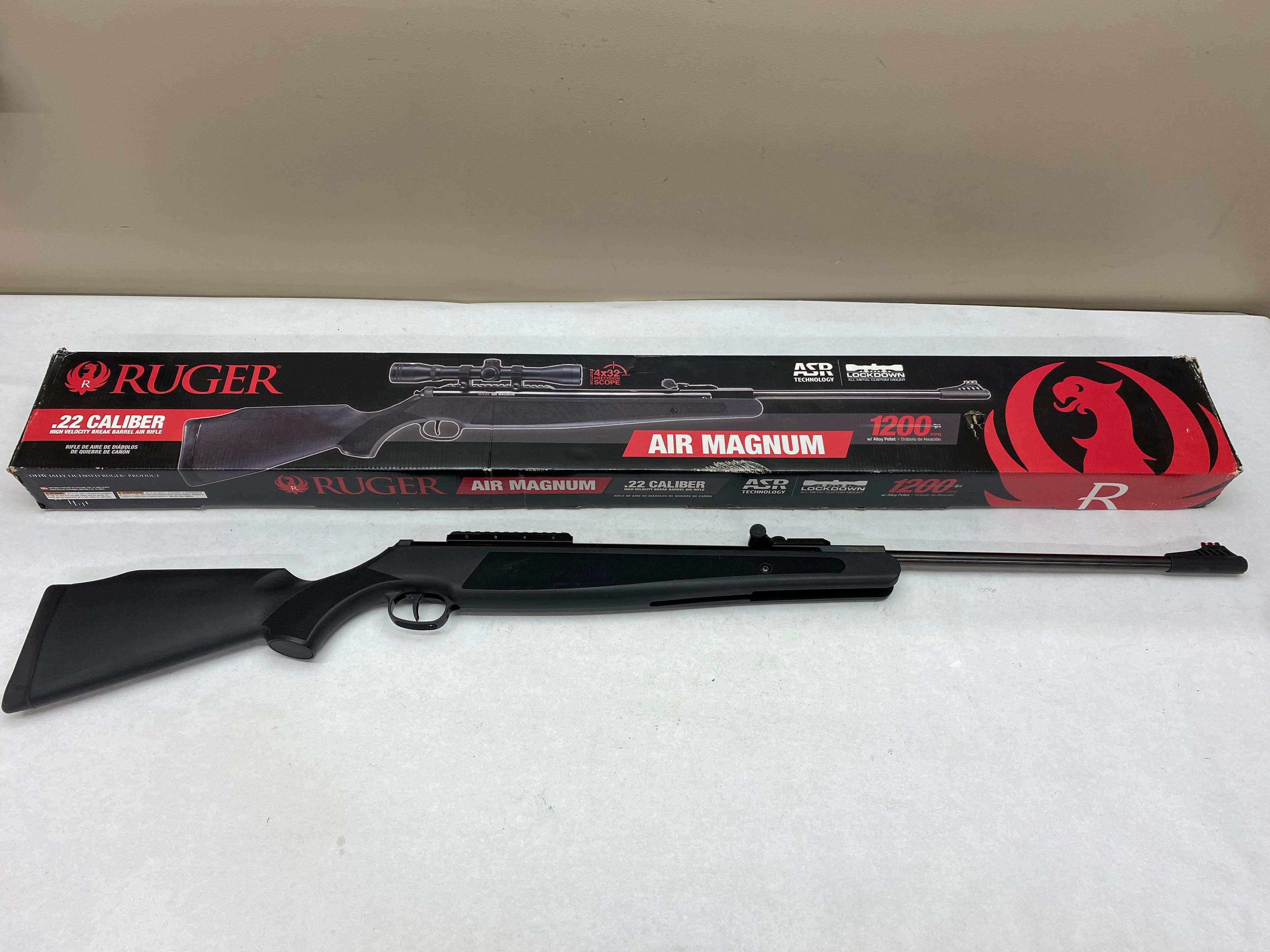 RUGER AIR MAGNUM .22CAL BREAK BARREL AIR RIFLE