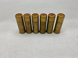 (6Pcs.) VINTAGE WINCHESTER 12GA 2-1/2" 00 BUCK AM