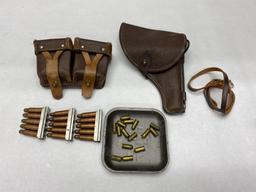 NAGANT HOLSTER, LANYARD, AMMO POUCH, BLANKS