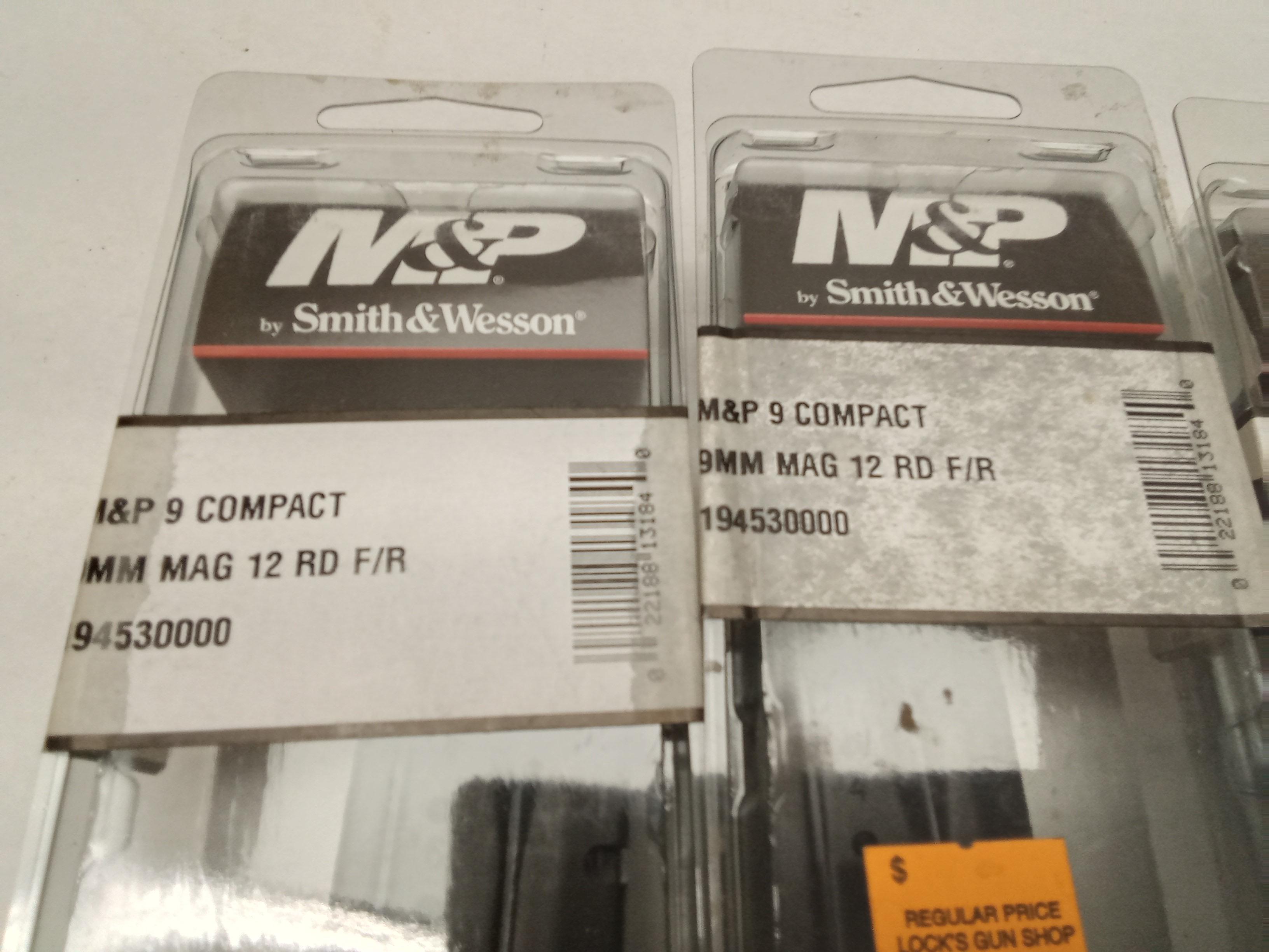 (3Pcs.) S&W M&P9 COMPACT 12RD 9MM MAGAZINES